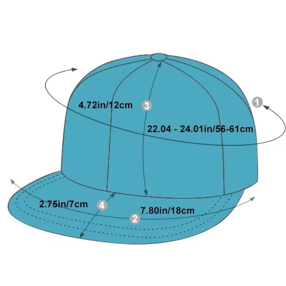 New Men's Casual Beard Embroidered Baseball Cap Hat Hip Hop - Picture 5 of 6